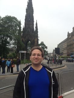 Me at the Scott monument
